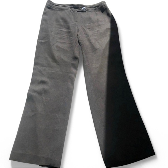 Vintage Y2K Jones New York Women’s Tailored Gray Suit Office Work Pants 10 Large - Picture 1 of 6